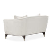 Michael Amini Paris Chic Loveseat - Cremini/Espresso