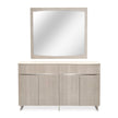 Michael Amini Marin Sideboard with Mirror - Greige