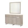 Michael Amini Marin Sideboard with Mirror - Greige