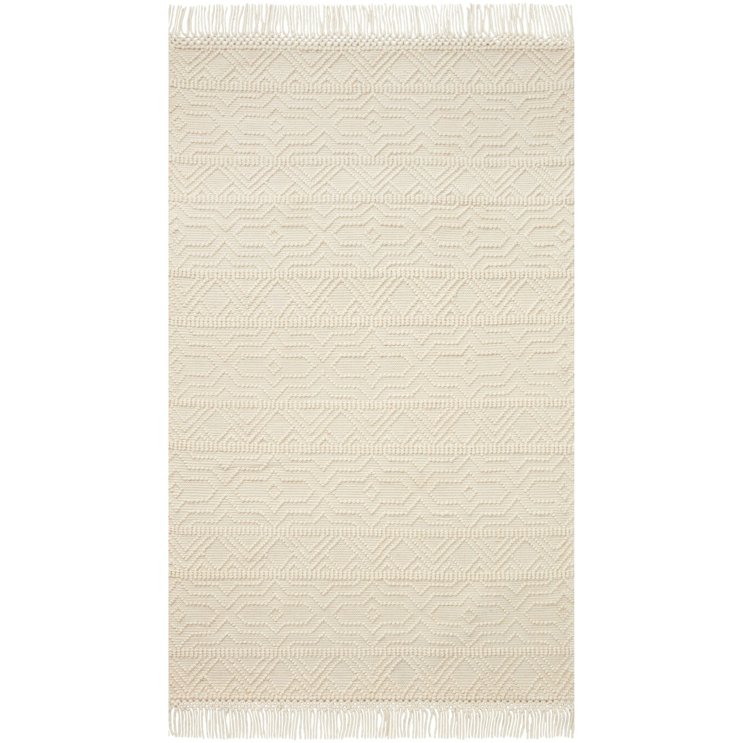 Loloi II Noelle NOE-04 Ivory / Ivory Rug
