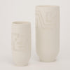 Global Views Matte White Chaco Vase