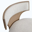Michael Amini West Kensington Chaise - Buff/Seal Salt Caramel