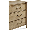 Jonathan Charles Kalpa Louis XVI Drawer Chest - Bleached Chestnut