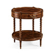 Jonathan Charles Regency Mahogany Round Side Table