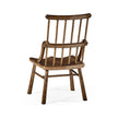 Jonathan Charles Rustic Dark Oak Country Side Chair with a Plank Seat