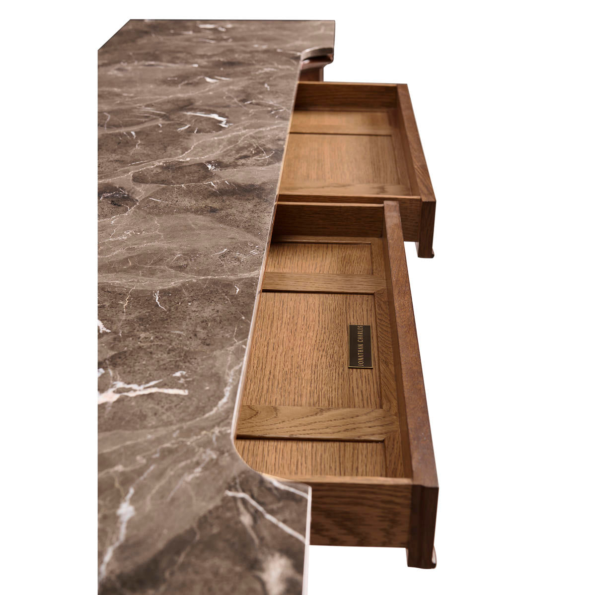 Jonathan Charles Hattie Mirrored Console Table