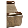 Jonathan Charles Stone Ridge Leather & Hide Daybed Light