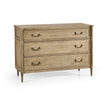 Jonathan Charles Kalpa Louis XVI Drawer Chest - Bleached Chestnut