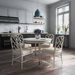 Jonathan Charles Saros Chippendale Bamboo Side Chair - Set of 2