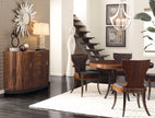 Jonathan Charles Small Gilded Sunburst Mirror