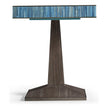 Jonathan Charles Sapphire Straw Game Table