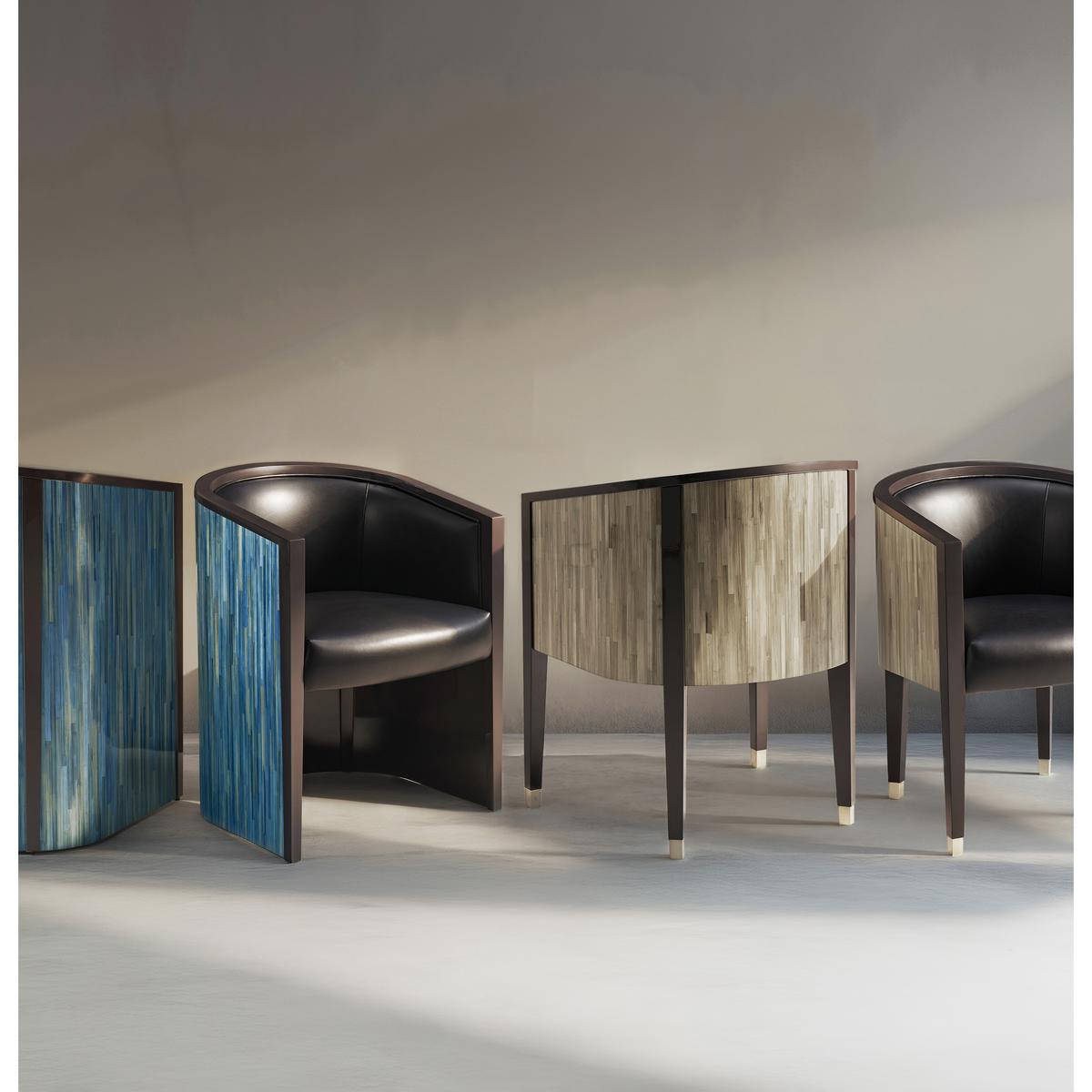 Jonathan Charles Verdure Barrel Dining Chair