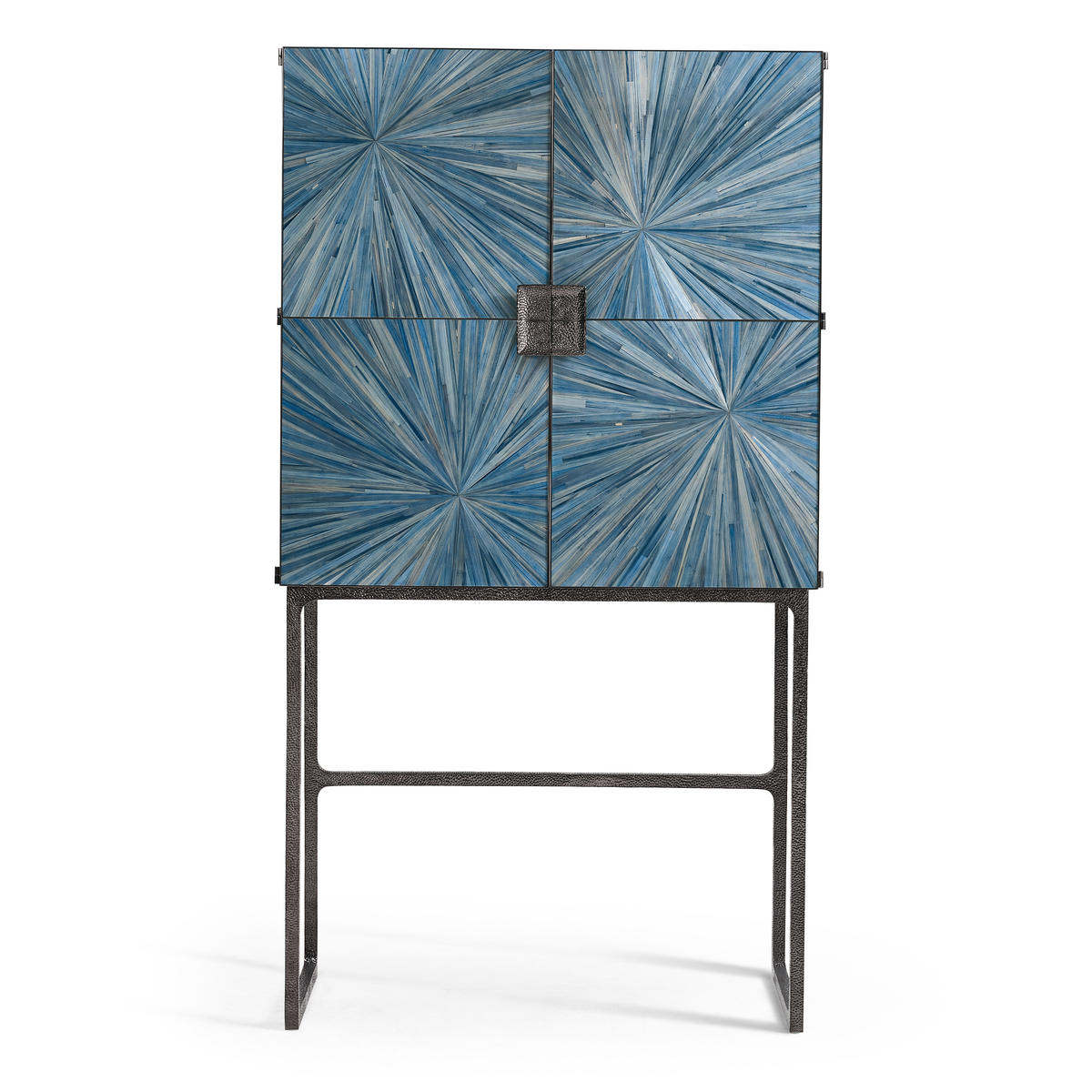 Jonathan Charles Sapphire Bar Cabinet