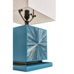 Jonathan Charles Sapphire Cube Table Lamp
