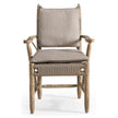 Jonathan Charles Sagehill Rush Seat Arm Chair