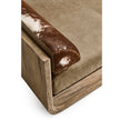 Jonathan Charles Stone Ridge Leather & Hide Daybed Light