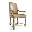 Jonathan Charles Sagehill Leather Arm Chair