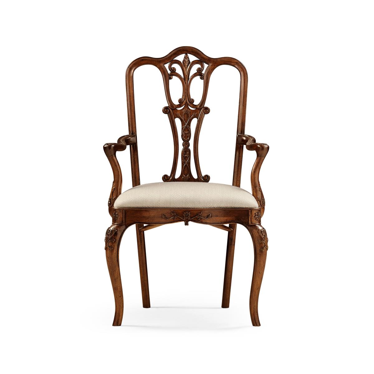 Jonathan Charles Mahogany 18th Century Dining Arm Chair