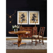 Jonathan Charles Starburst Mahogany Side Cabinet