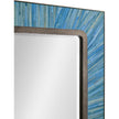 Jonathan Charles Sapphire Rectangular Wall Mirror