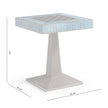 Jonathan Charles Sapphire Straw Game Table