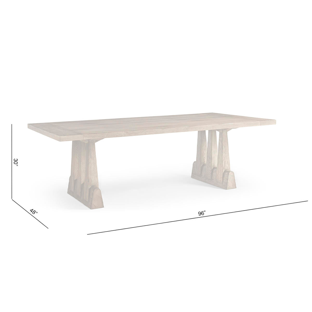Jonathan Charles Echo Canyon Rectangular Dining Table