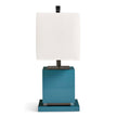 Jonathan Charles Sapphire Horizontal Table Lamp