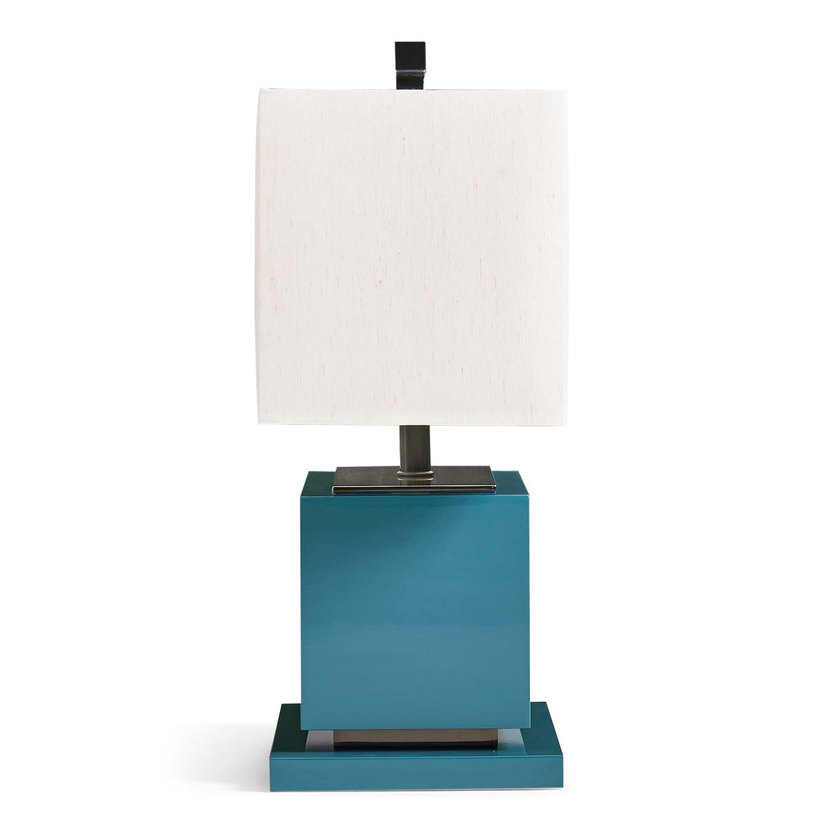 Jonathan Charles Sapphire Horizontal Table Lamp