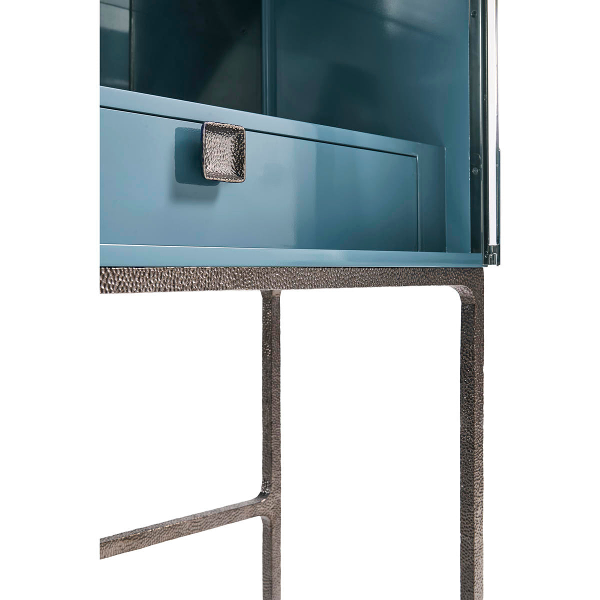 Jonathan Charles Sapphire Bar Cabinet