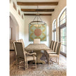 Jonathan Charles Sagehill Leather Arm Chair