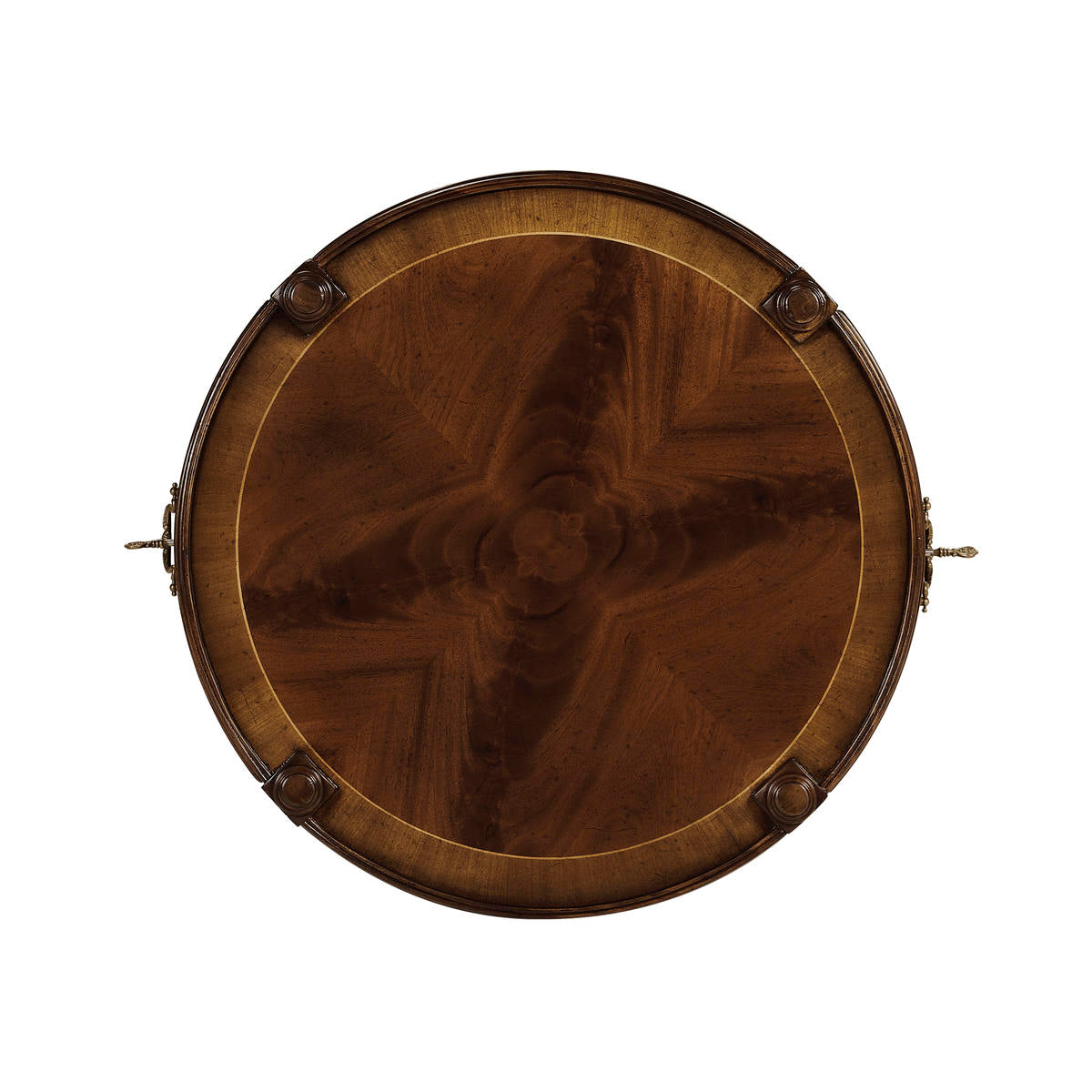 Jonathan Charles Regency Mahogany Round Side Table