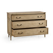 Jonathan Charles Kalpa Louis XVI Drawer Chest - Bleached Chestnut