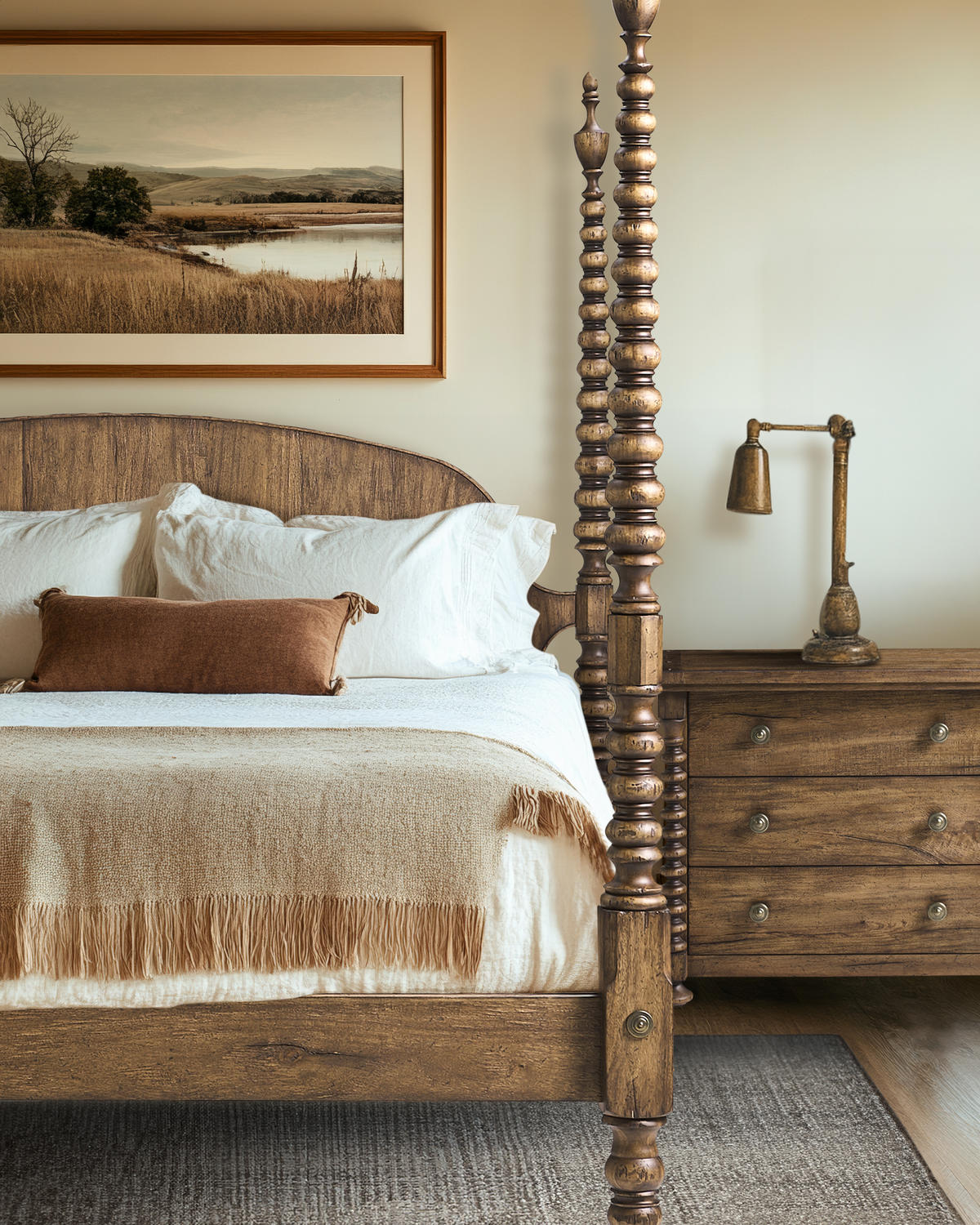 Jonathan Charles Tamarisk Poster Bed