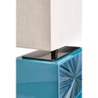 Jonathan Charles Sapphire Horizontal Table Lamp