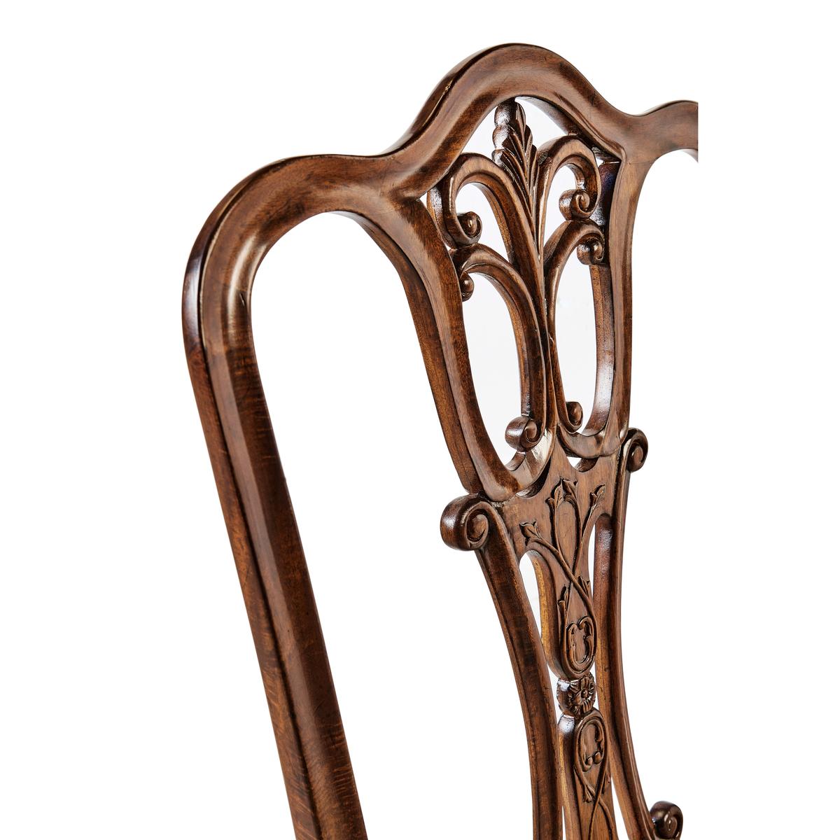 Jonathan Charles Mahogany 18th Century Dining Side Chair