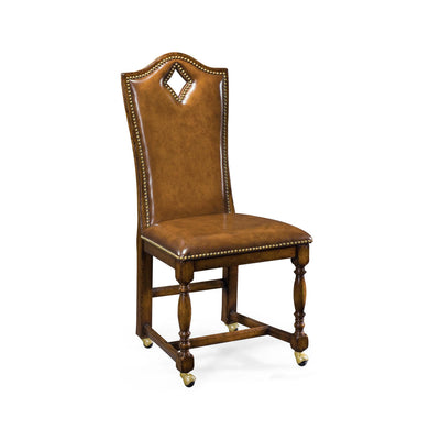 Jonathan Charles High Back Playing Card "Diamond" Side Chair