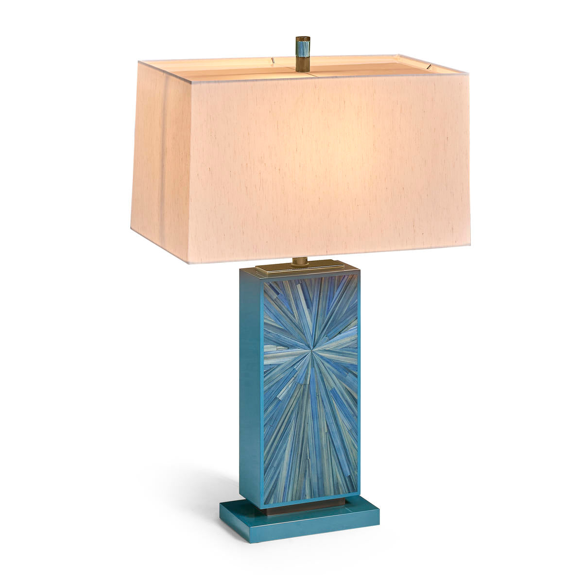 Jonathan Charles Sapphire Vertical Table Lamp