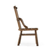 Jonathan Charles Rustic Dark Oak Country Side Chair with a Plank Seat