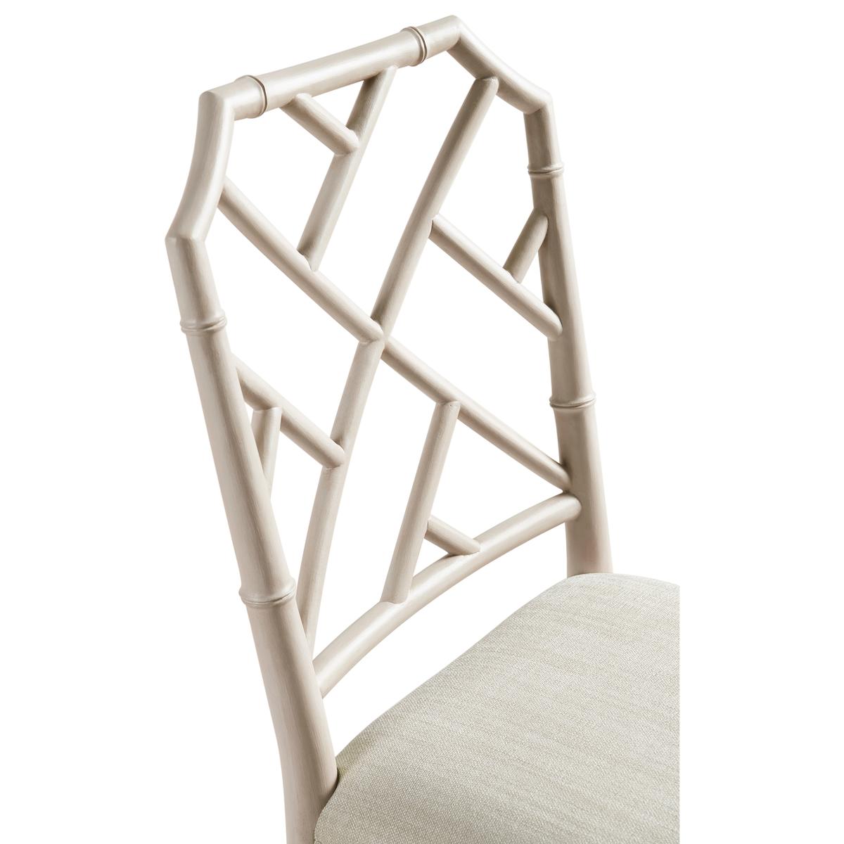 Jonathan Charles Saros Chippendale Bamboo Side Chair - Set of 2