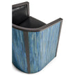 Jonathan Charles Sapphire Straw Barrel Chair