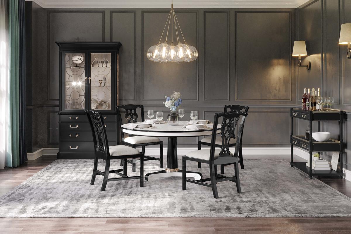 Jonathan Charles Caldera Round Dining Table 48