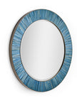 Jonathan Charles Sapphire Round Mirror