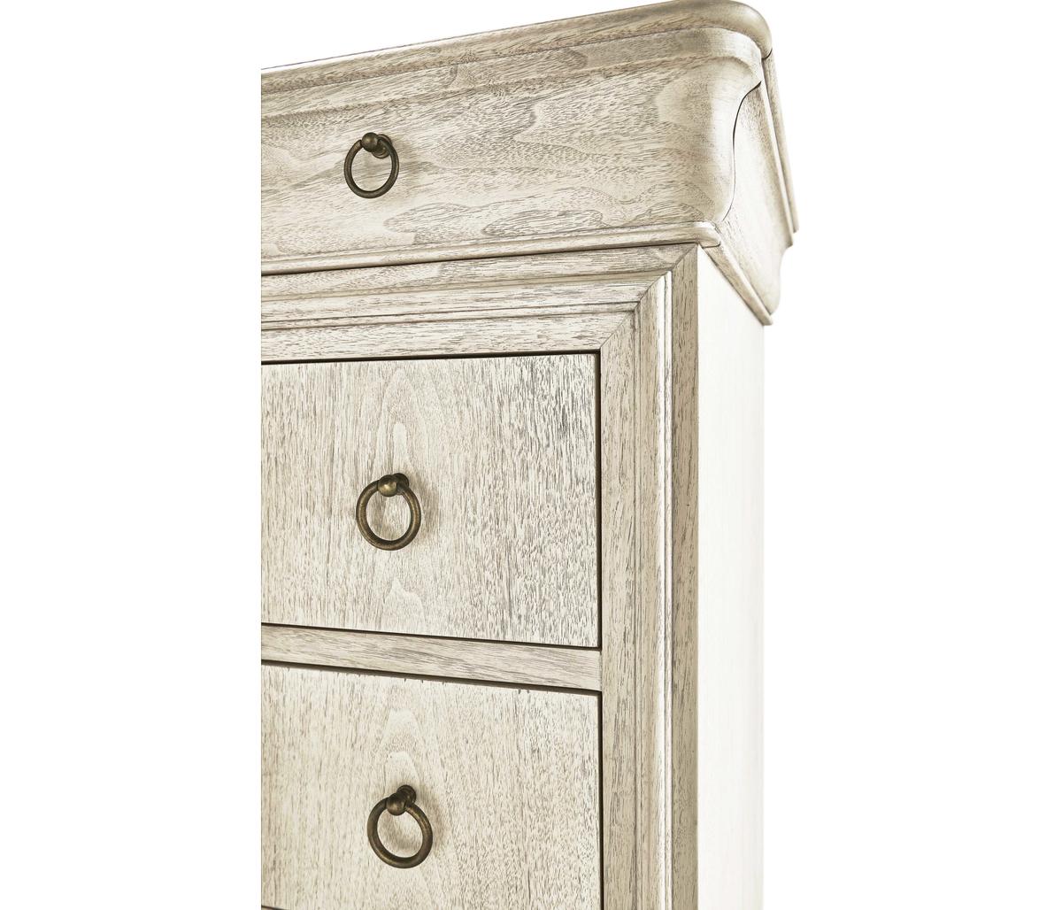 Jonathan Charles Entropy Louis Phillipe Bleached Walnut Drawer Chest