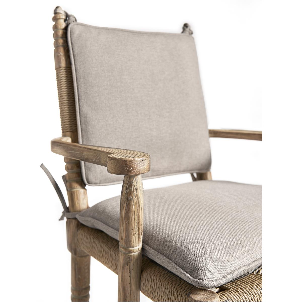 Jonathan Charles Sagehill Rush Seat Arm Chair