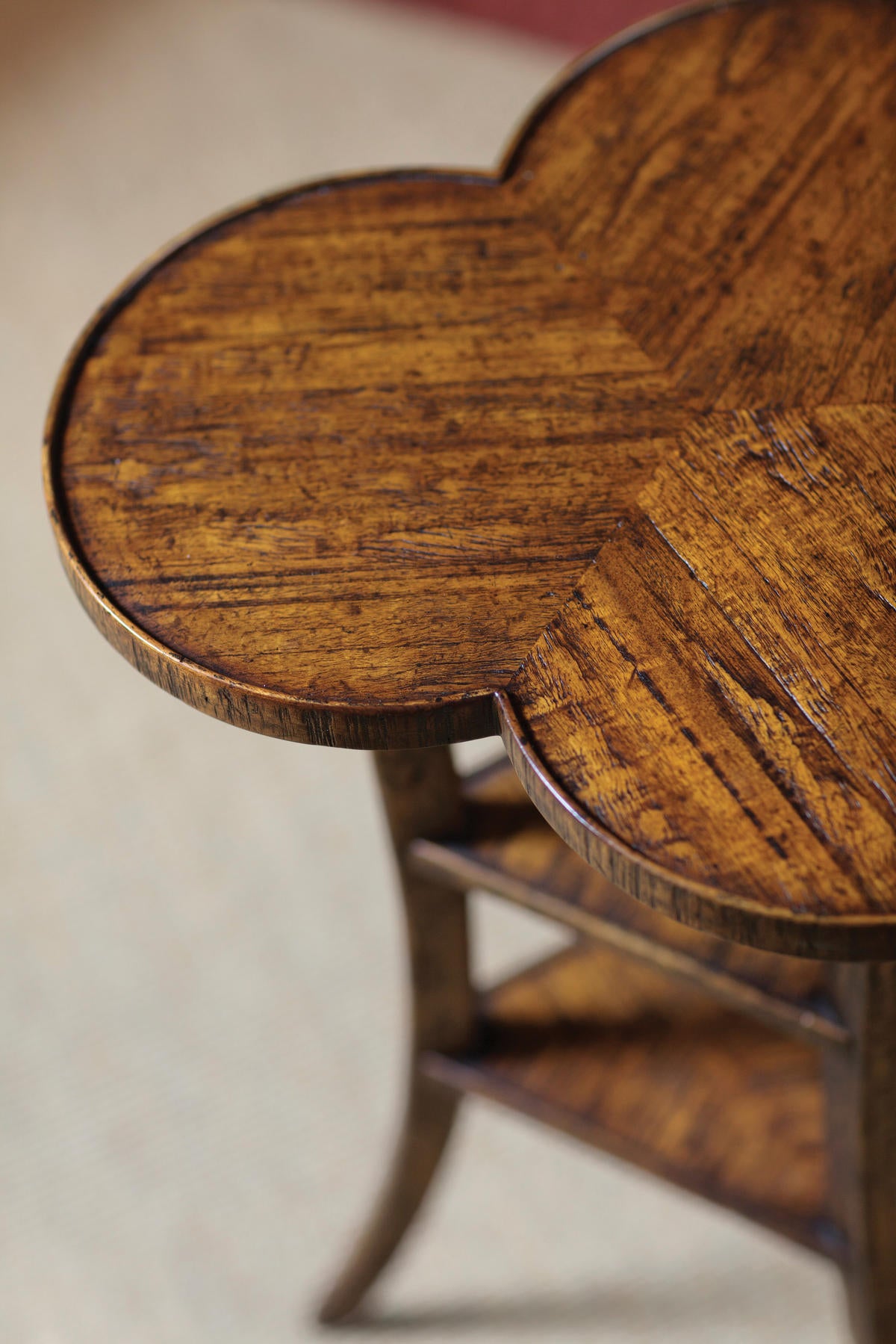 Jonathan Charles Trefoil Side Table
