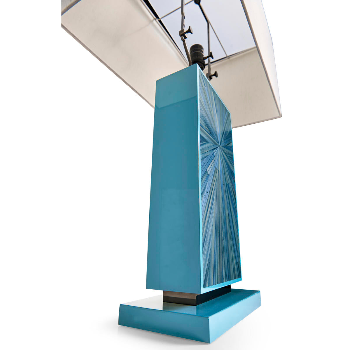 Jonathan Charles Sapphire Vertical Table Lamp