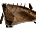 Jonathan Charles Rustic Dark Oak Country Side Chair with a Plank Seat