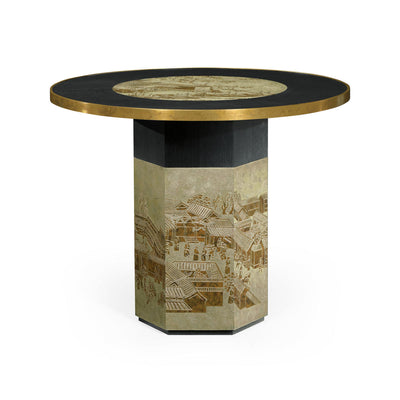 Jonathan Charles Fusion Chinoiserie Center Table
