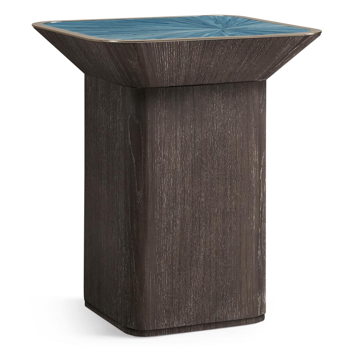 Jonathan Charles Sapphire Square Lamp Table