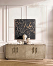 Jonathan Charles Stone Ridge Leather Bar Stool